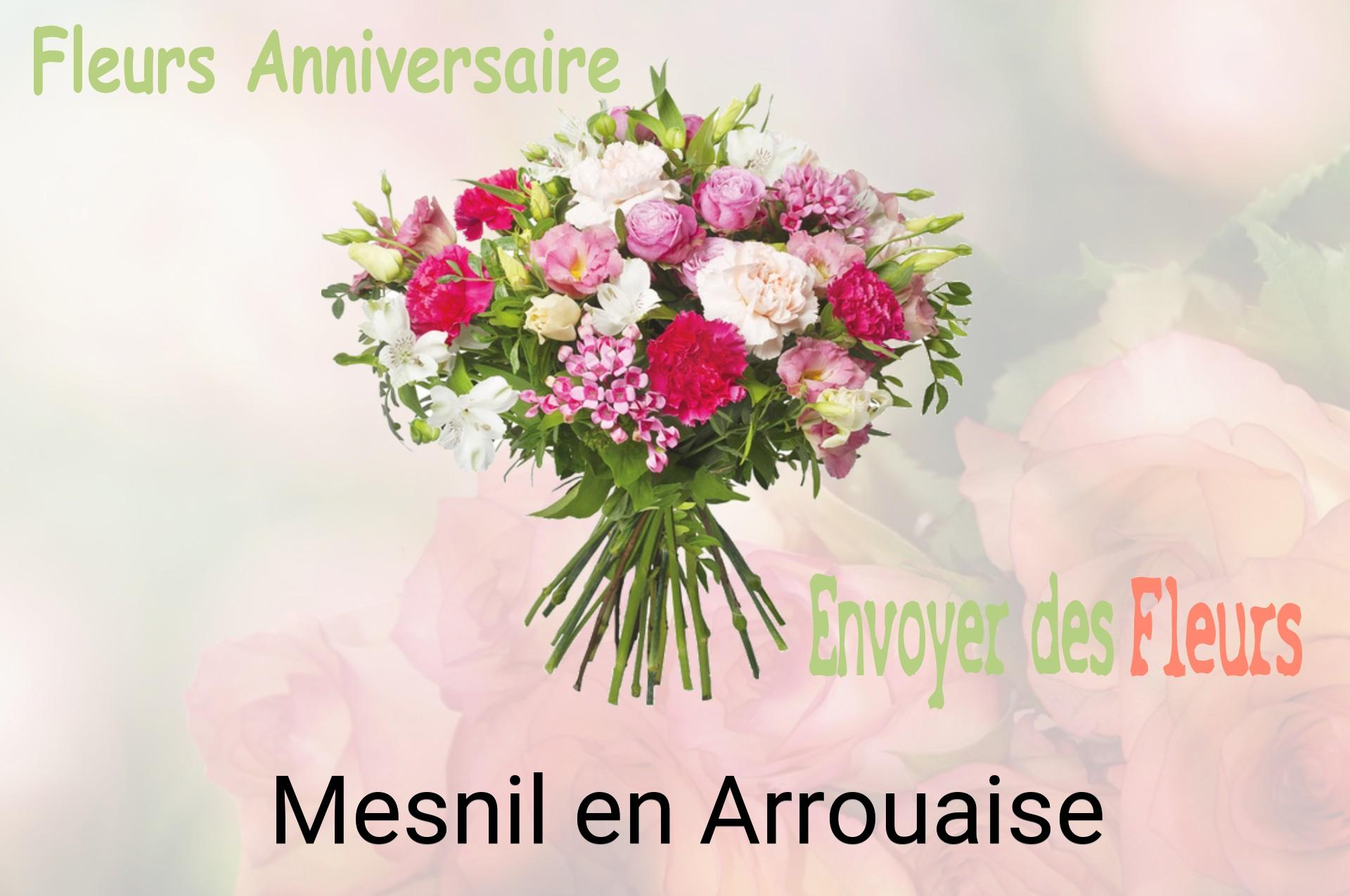 Bouquet de fleurs d’anniversaire livré à Mesnil-en-Arrouaise