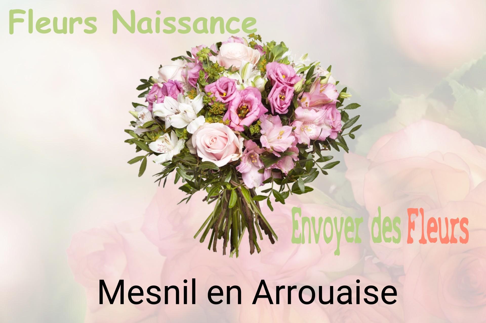 Bouquet de fleurs de naissance livré à Mesnil-en-Arrouaise